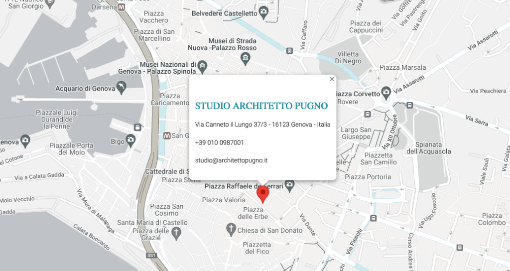 Sede Architetto Pugno Genova